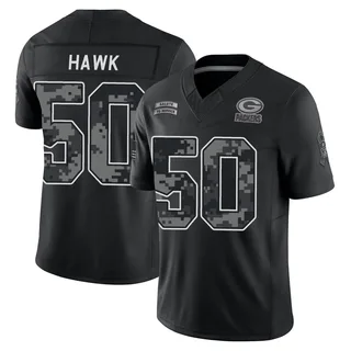 A.J. Hawk Green Bay Packers Men's Limited 2026 Salute to Service Stitched Nike Jersey - Black