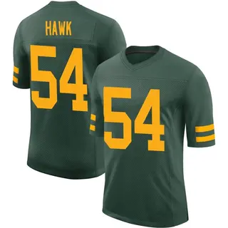 A.J. Hawk Green Bay Packers Men's Limited Alternate Vapor Nike Jersey - Green