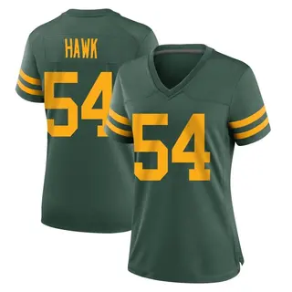 A.J. Hawk Green Bay Packers Women's Game Alternate Nike Jersey - Green