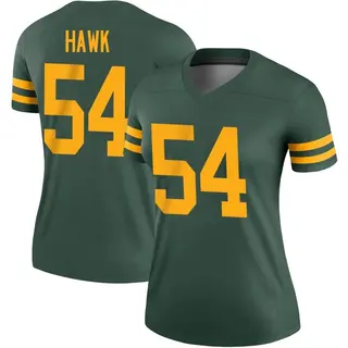A.J. Hawk Green Bay Packers Women's Legend Alternate Nike Jersey - Green