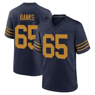 Aaron Banks Green Bay Packers Men's Game The 1923 Classic Nike Jersey - Navy