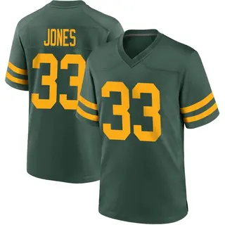 Aaron Jones Green Bay Packers Men's Game Alternate Nike Jersey - Green