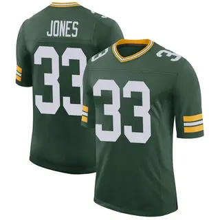 Aaron Jones Green Bay Packers Men's Limited Classic Nike Jersey - Green