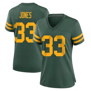 Aaron Jones Green Bay Packers Women's Game Alternate Nike Jersey - Green