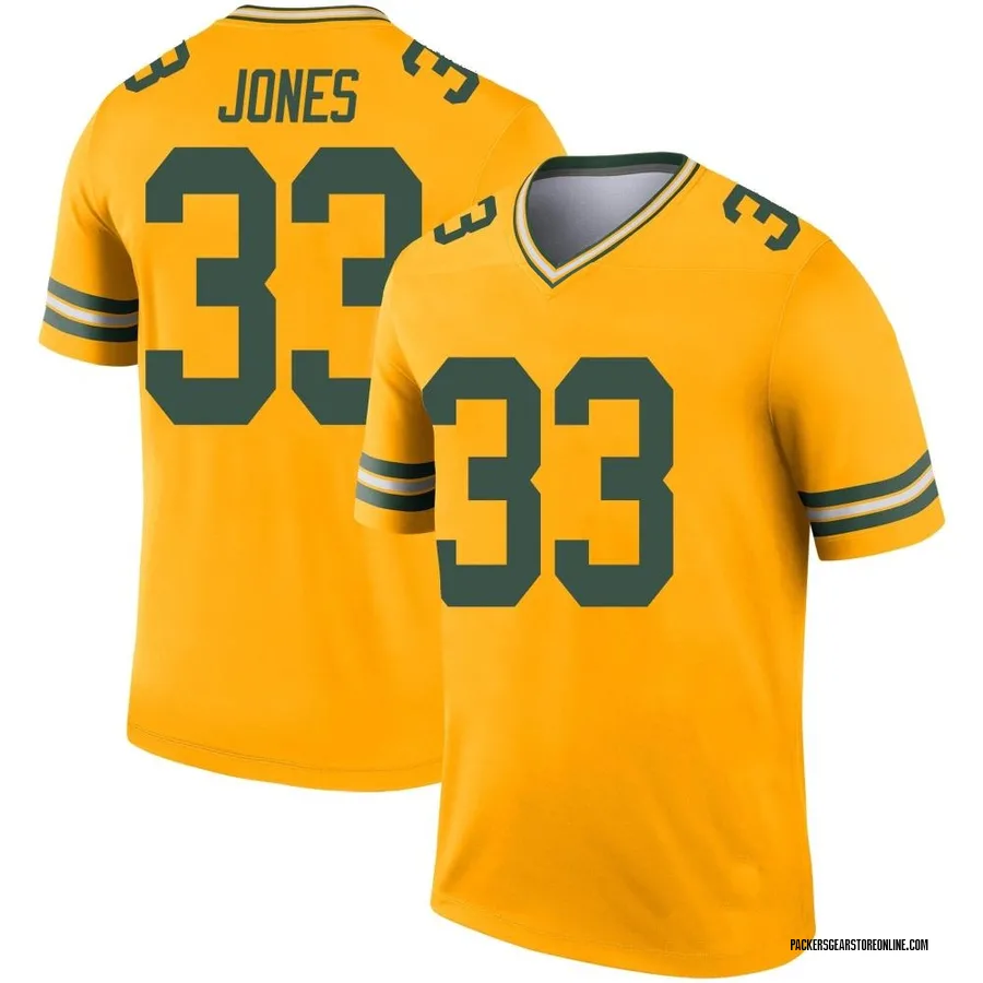 aaron jones stitched jersey