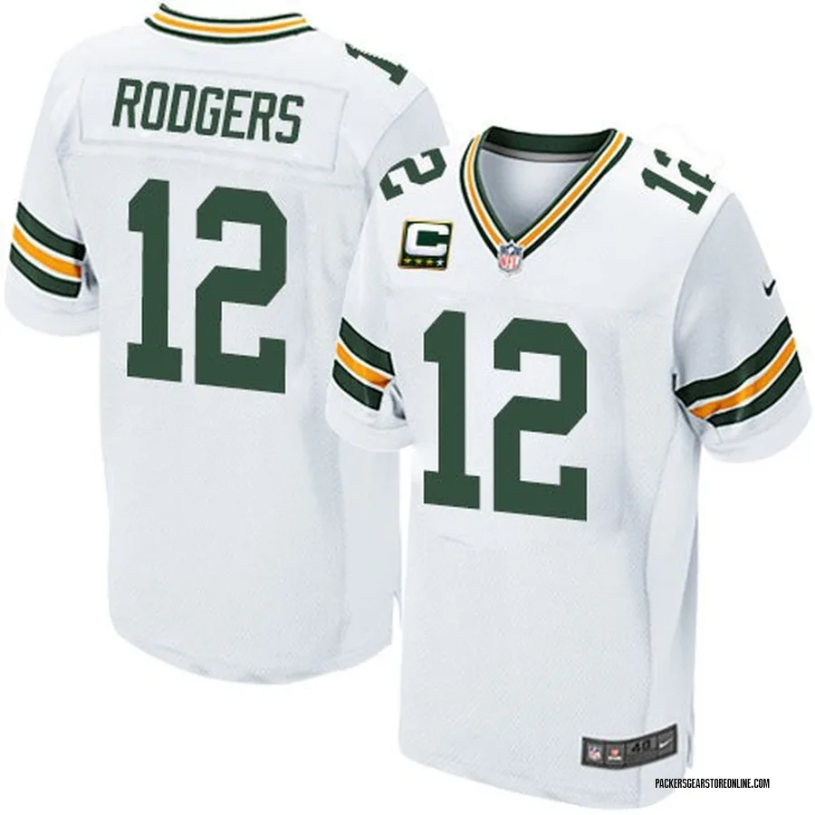 aaron rodgers white jersey