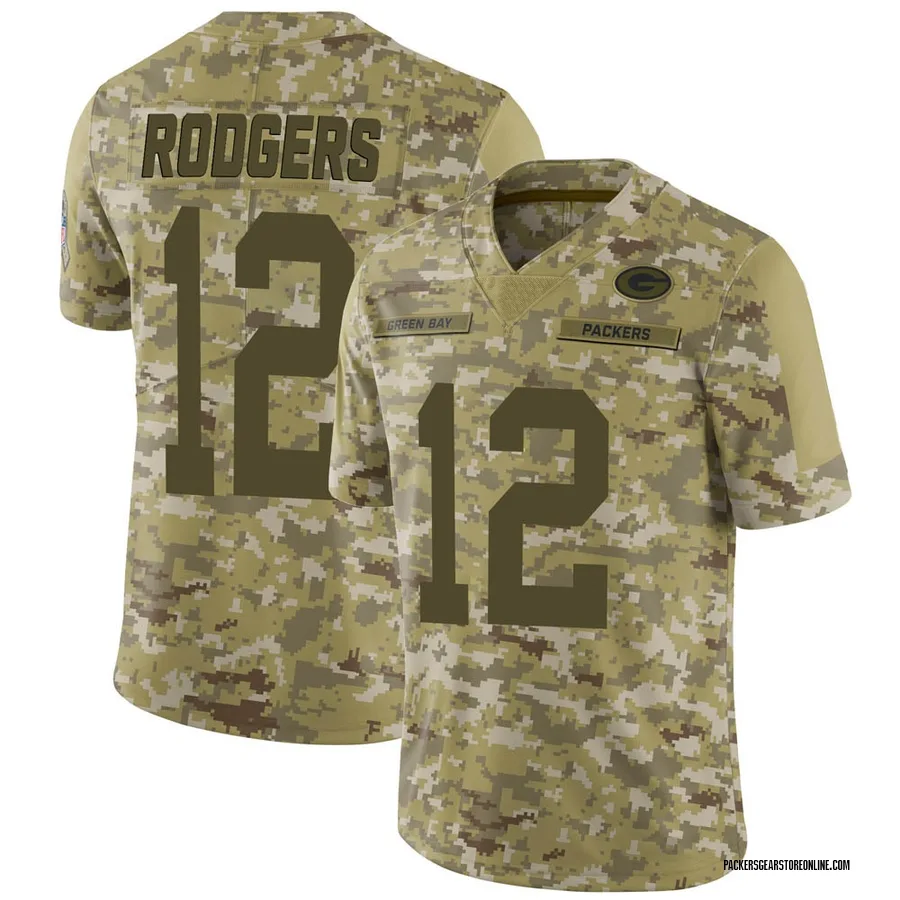 aaron rodgers salute to service jersey