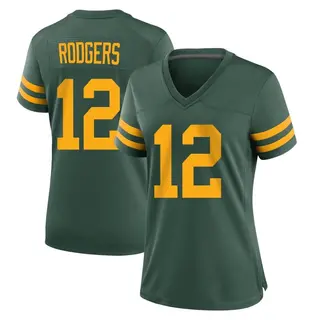 Aaron Rodgers Green Bay Packers Women's Game Alternate Nike Jersey - Green