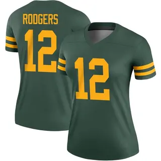 Aaron Rodgers Green Bay Packers Women's Legend Alternate Nike Jersey - Green
