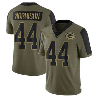 Antonio Morrison Green Bay Packers Men's Limited 2021 Salute To Service Nike Jersey - Olive