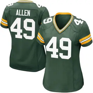 Austin Allen Green Bay Packers Women's Game Team Color Nike Jersey - Green