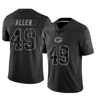 Austin Allen Green Bay Packers Youth Limited Reflective Nike Jersey - Black