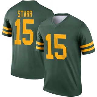 Bart Starr Green Bay Packers Men's Legend Alternate Nike Jersey - Green