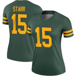 Bart Starr Green Bay Packers Women's Legend Alternate Nike Jersey - Green