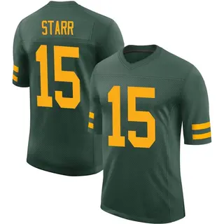 Bart Starr Green Bay Packers Youth Limited Alternate Vapor Nike Jersey - Green