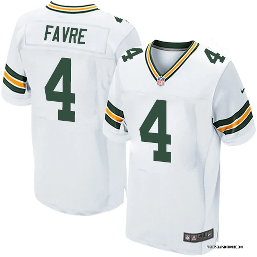 white brett favre jersey