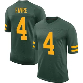 Brett Favre Green Bay Packers Men's Limited Alternate Vapor Nike Jersey - Green