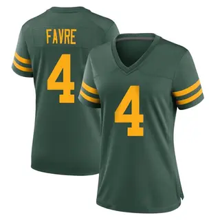 Brett Favre Green Bay Packers Women's Game Alternate Nike Jersey - Green