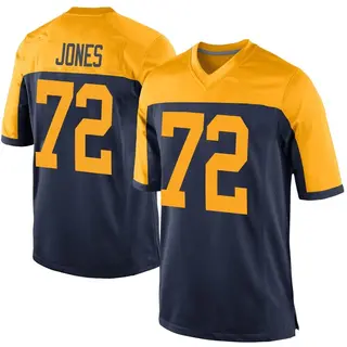 Caleb Jones Green Bay Packers Men's Game Alternate Nike Jersey - Navy