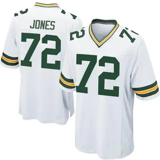 Caleb Jones Green Bay Packers Men's Game Nike Jersey - White