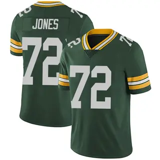 Caleb Jones Green Bay Packers Men's Limited Team Color Vapor Untouchable Nike Jersey - Green