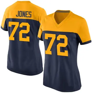 Caleb Jones Green Bay Packers Women's Game Alternate Nike Jersey - Navy