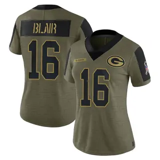 Chris Blair Green Bay Packers Women's Limited 2021 Salute To Service Nike Jersey - Olive