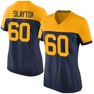 Chris Slayton Green Bay Packers Women's Game Alternate Nike Jersey - Navy