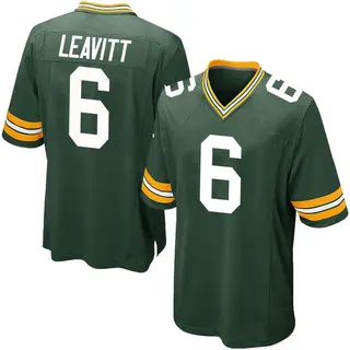 Dallin Leavitt Green Bay Packers Youth Game Team Color Nike Jersey - Green