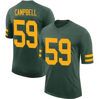 De'Vondre Campbell Green Bay Packers Men's Limited Alternate Vapor Nike Jersey - Green
