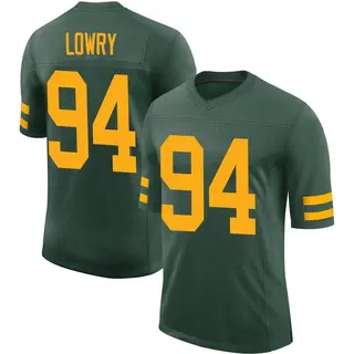 Dean Lowry Green Bay Packers Youth Limited Alternate Vapor Nike Jersey - Green