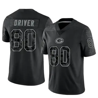 Donald Driver Green Bay Packers Youth Limited Reflective Nike Jersey - Black