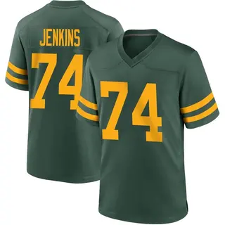 Elgton Jenkins Green Bay Packers Men's Game Alternate Nike Jersey - Green