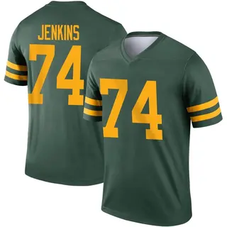 Elgton Jenkins Green Bay Packers Men's Legend Alternate Nike Jersey - Green