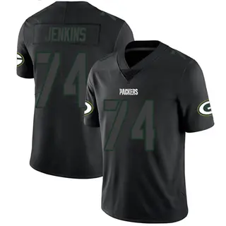 Elgton Jenkins Green Bay Packers Men's Limited Nike Jersey - Black Impact