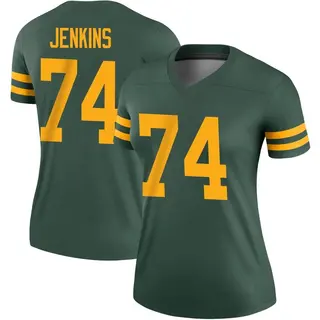 Elgton Jenkins Green Bay Packers Women's Legend Alternate Nike Jersey - Green
