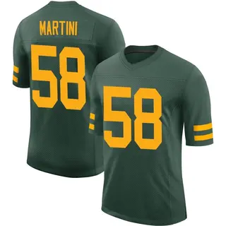 Greer Martini Green Bay Packers Men's Limited Alternate Vapor Nike Jersey - Green