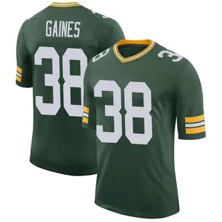 Innis Gaines Green Bay Packers Men's Limited Classic Nike Jersey - Green