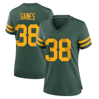 Innis Gaines Green Bay Packers Women's Game Alternate Nike Jersey - Green