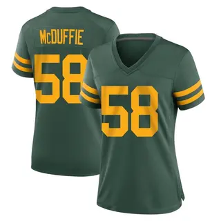 Isaiah McDuffie Green Bay Packers Women's Game Alternate Nike Jersey - Green