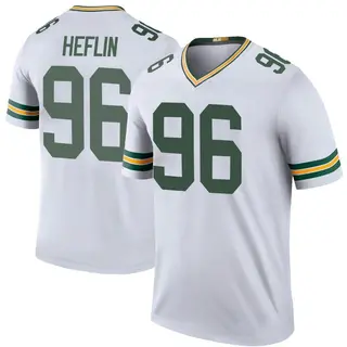 Jack Heflin Green Bay Packers Men's Color Rush Legend Nike Jersey - White