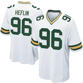 Jack Heflin Green Bay Packers Men's Game Nike Jersey - White