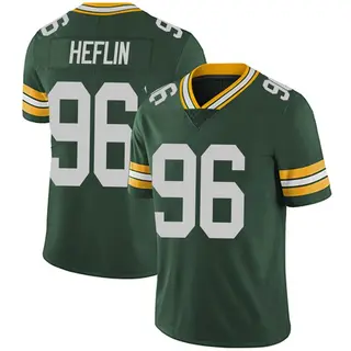 Jack Heflin Green Bay Packers Men's Limited Team Color Vapor Untouchable Nike Jersey - Green