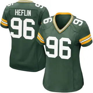 Jack Heflin Green Bay Packers Women's Game Team Color Nike Jersey - Green