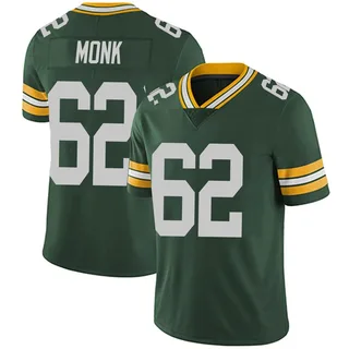 Jacob Monk Green Bay Packers Youth Limited Team Color Vapor Untouchable Nike Jersey - Green