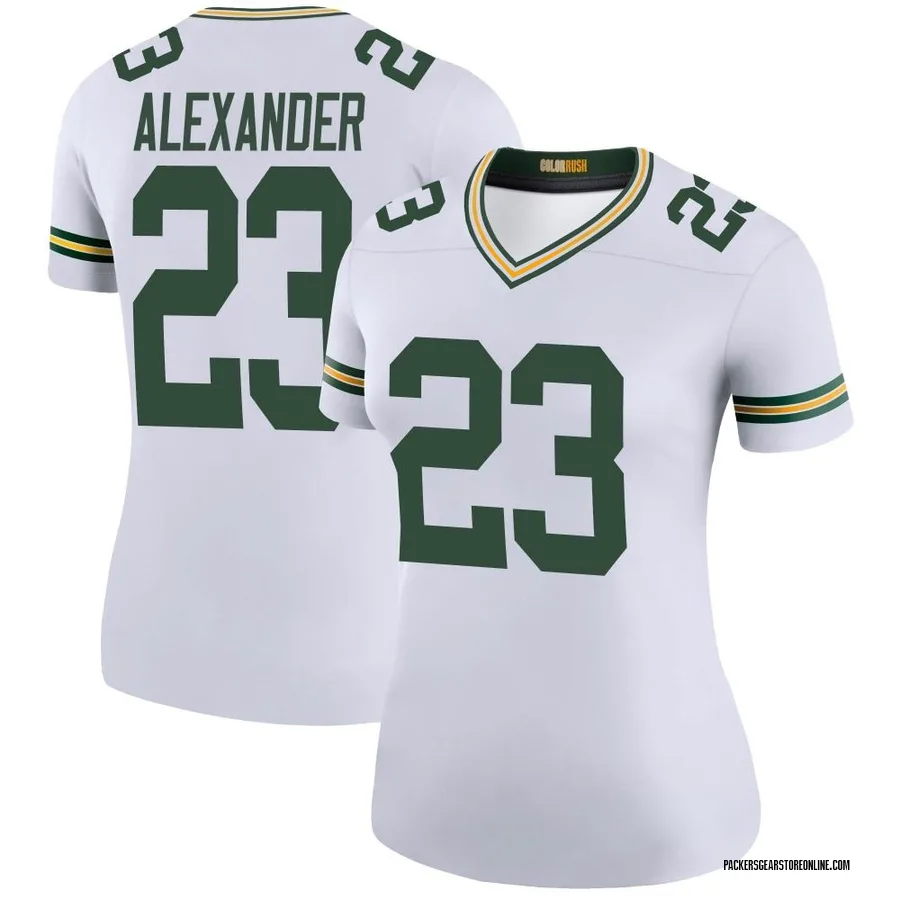 Jaire Alexander Green Bay Packers Women S Color Rush Legend Nike Jersey White