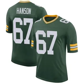 Jake Hanson Green Bay Packers Men's Limited Classic Nike Jersey - Green