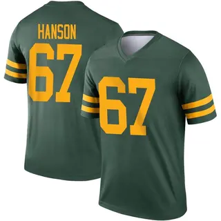 Jake Hanson Green Bay Packers Youth Legend Alternate Nike Jersey - Green