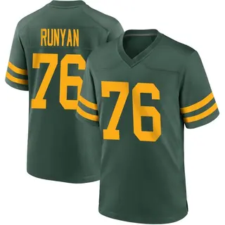 Jon Runyan Green Bay Packers Men's Game Alternate Nike Jersey - Green