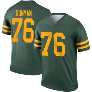Jon Runyan Green Bay Packers Men's Legend Alternate Nike Jersey - Green